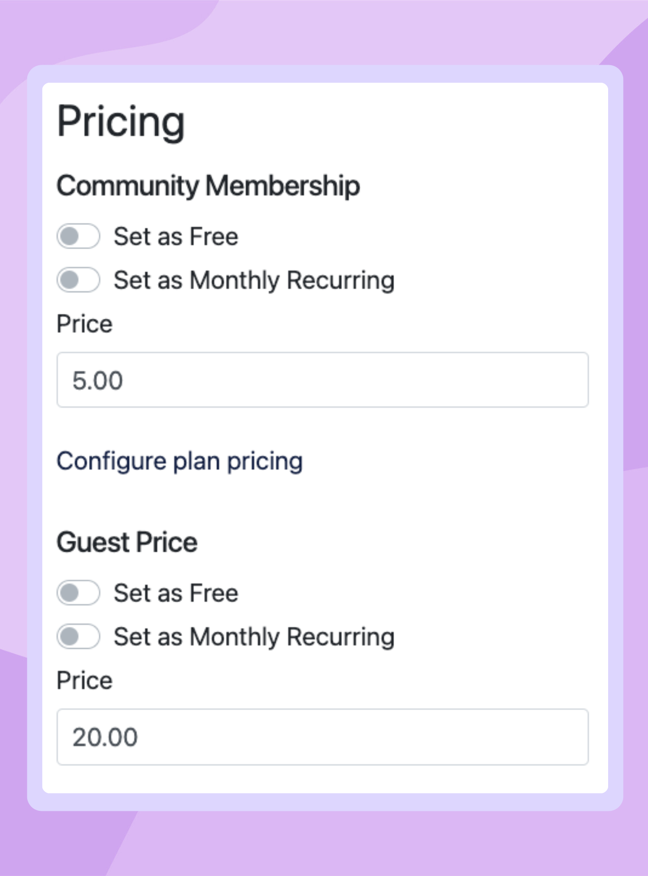 Automatic member pricing applied at event registration checkout